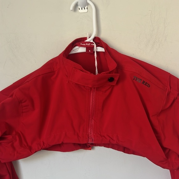 Smoke Rise Women's Bolero Multi Bungee Detail Zip Up Jacket Size Small 🖤 - Picture 6 of 10